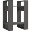 Image de Bibliothèque/séparateur De Pièce Gris 41x35x57 Cm Pin Solide Vidaxl