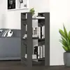 Image de Bibliothèque/séparateur De Pièce Gris 41x35x91 Cm Pin Solide Vidaxl