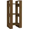 Image de Bibliothèque/cloison Marron Miel 41x35x91 Cm Bois Massif Vidaxl