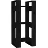Image de Bibliothèque/séparateur De Pièce Noir 41x35x91 Cm Pin Solide Vidaxl