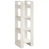 Image de Bibliothèque/séparateur De Pièce Blanc 41x35x125 Cm Pin Solide Vidaxl