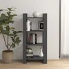 Image de Bibliothèque/Séparateur de pièce Gris 60x35x125 cm Bois massif