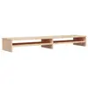 Image de Support De Moniteur 100x24x13 Cm Bois De Pin Solide Vidaxl