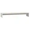 Image de Vidaxl support de moniteur blanc 100x27x15 cm bois de pin solide