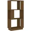 Image de Bibliothèque/séparateur De Pièce Marron Miel 51x25x101 Cm Pin Vidaxl