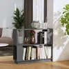 Image de Bibliothèque/séparateur De Pièce Gris 80x25x70 Cm Pin Massif Vidaxl