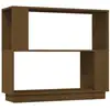 Image de Bibliothèque/cloison Marron Miel 80x25x70 Cm Bois Massif Vidaxl