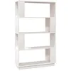 Image de Bibliothèque/séparateur De Pièce Blanc 80x25x132 Cm Pin Massif Vidaxl