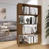 Image de Bibliothèque/Cloison Marron miel 80x25x132 cm Bois massif