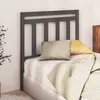 Image de Tête De Lit Gris 81x4x100 Cm Bois Massif De Pin Vidaxl