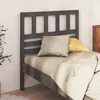 Image de Tête De Lit Gris 96x4x100 Cm Bois Massif De Pin Vidaxl