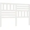 Image de vidaXL Tête de lit Blanc 166x4x100 cm Bois massif de pin 814155