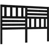 Image de vidaXL Tête de lit Noir 166x4x100 cm Bois massif de pin 814158