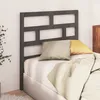 Image de Tête De Lit Gris 96x4x100 Cm Bois Massif De Pin Vidaxl