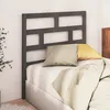 Image de Tête De Lit Gris 106x4x100 Cm Bois Massif De Pin Vidaxl