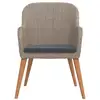 Image de Vidaxl ensemble à manger de jardin et coussins 7 pcs marron