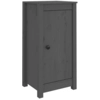 Image de Buffets 2 Pcs Gris 39x35x80 Cm Bois Massif De Pin Vidaxl