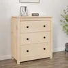 Image de Buffet 70x35x80 Cm Bois Massif De Pin Vidaxl