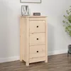 Image de vidaXL Buffet Armoire de Rangement Organisateur de Maison Armoire de Salon Meuble de Salle de Séjour Intérieur 40x35x80 cm 813739