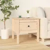 Image de Table D'appoint 50x50x49 Cm Bois Massif De Pin Vidaxl