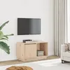 Image de vidaXL Meuble TV 74x35x44 cm Bois de pin massif814334