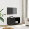 Image de Meuble Tv Noir 74x35x44 Cm Bois De Pin Massif Vidaxl