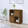 Image de 814352 vidaXL Buffet Marron miel 74x35x80 cm Bois massif de pin
