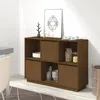 Image de 814357 vidaXL Buffet Marron miel 110.5x35x80 cm Bois massif de pin