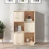 Image de Buffet haut - Bois Massif - Pin - 2 portes - 74x35x117 cm - Salon