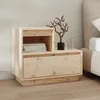 Image de vidaXL Table de chevet 60x34x51 cm Bois de pin solide 814374