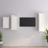 Image de Meubles Tv 3 Pcs Blanc Bois Massif De Pin Vidaxl