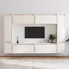 Image de Meubles Tv 8 Pcs Blanc Bois Massif De Pin Vidaxl