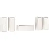 Image de Meubles Tv 5 Pcs Blanc Bois Massif De Pin Vidaxl