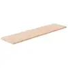 Image de Panneau D'étagère 80x20x1,5 Cm Bois De Chêne Massif Non Traité Vidaxl