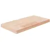 Image de Panneau D'étagère 40x20x2,5 Cm Bois De Chêne Massif Non Traité Vidaxl