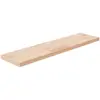 Image de Panneau D'étagère 80x20x2,5 Cm Bois De Chêne Massif Non Traité Vidaxl