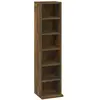 Image de Armoire À Cd Chêne Fumé 21x20x88 Cm Bois D'ingénierie Vidaxl