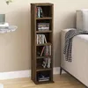 Image de vidaXL Armoire à CD Chêne fumé 21x20x88 cm Bois dingénierie 815072