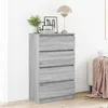 Image de 815076 vidaXL Buffet Sonoma gris 60x35x985 cm Bois dingénierie
