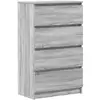 Image de Vidaxl buffet sonoma gris 60x35x98,5 cm bois d'ingénierie