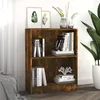Image de vidaXL Bibliothèque Chêne fumé 60x24x745 cm Bois dingénierie 815084
