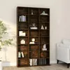 Image de vidaXL Armoire à CD Chêne fumé 102x23x1775 cm Bois dingénierie 815090