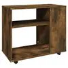 Image de Vidaxl table d'appoint chêne fumé 70x35x55 cm bois d'ingénierie