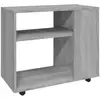 Image de Vidaxl table d'appoint sonoma gris 70x35x55 cm bois d'ingénierie