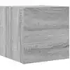 Image de Meuble Tv Mural Sonoma Gris 30,5x30x30 Cm Vidaxl