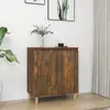 Image de Buffet Chêne Fumé 60x35x70 Cm Bois D'ingénierie Vidaxl