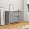 Image de vidaXL Buffet Sonoma gris 101x35x70 cm Bois dingénierie 815163