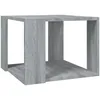 Image de Table Basse Sonoma Gris 40x40x30 Cm Bois D'ingénierie Vidaxl