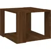 Image de Table Basse Chêne Marron 40x40x30 Cm Bois D'ingénierie Vidaxl