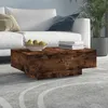 Image de vidaXL Table basse Chêne fumé 90x60x31 cm Bois dingénierie 815195
